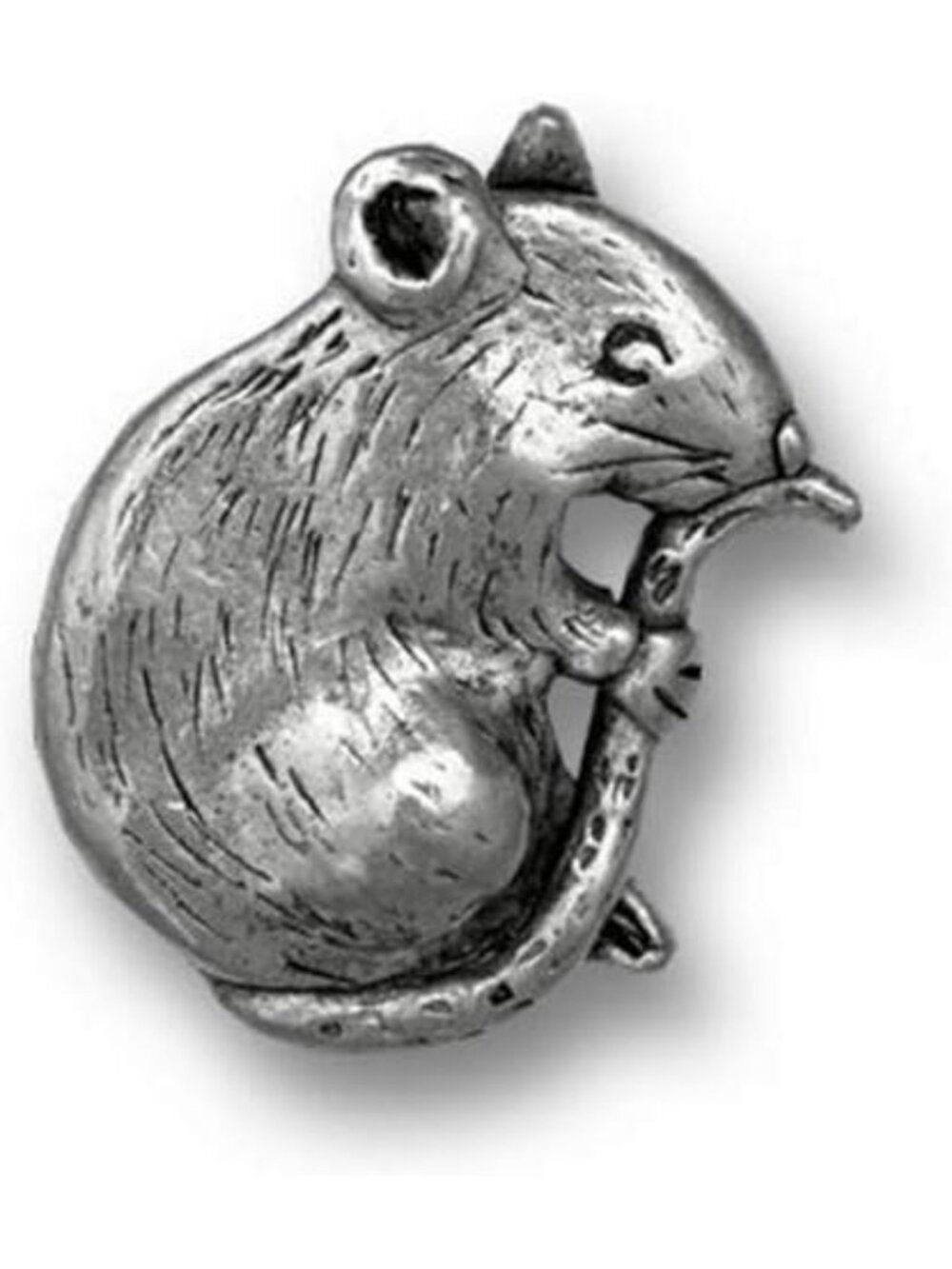 Handcrafted Pewter Pocket Pets Lapel Pin - Unique Collectible, Made in USA